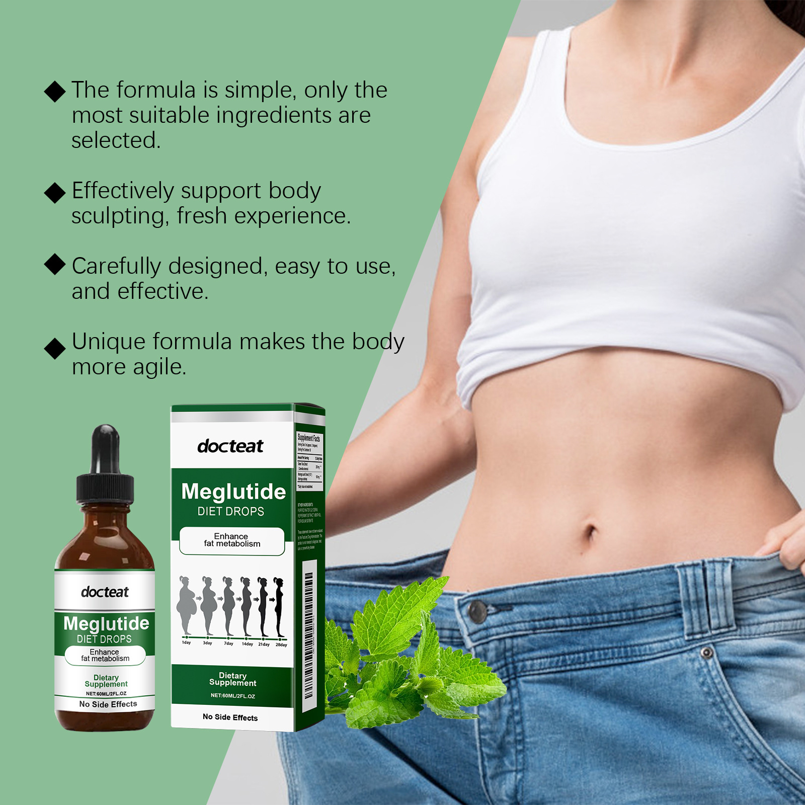 DOCTEAT Quick Slimming Drops B - Nutrition One Fitness avaliação e preço
