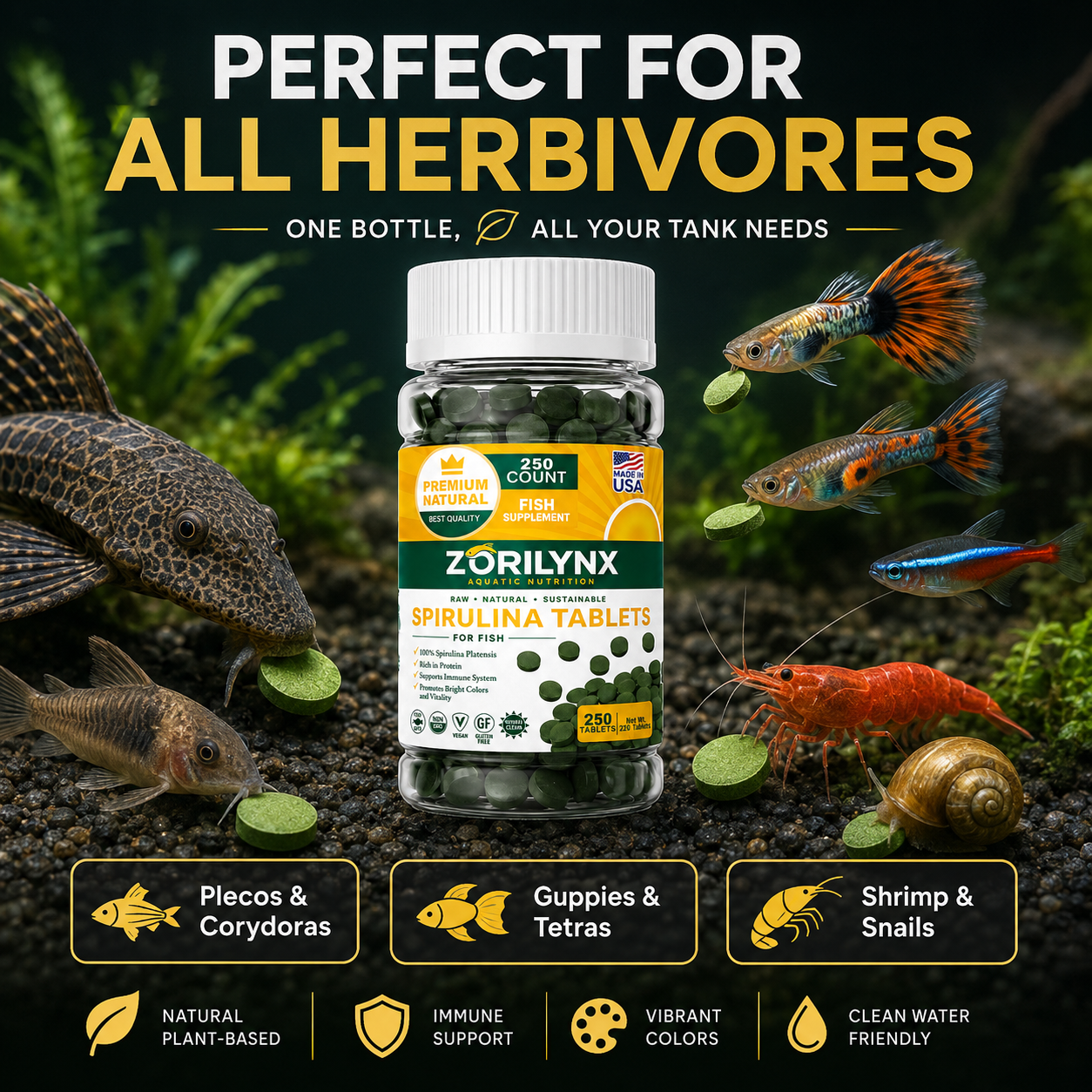 1250pcs High Purity Spirulina  - Spirulina Tablet Organic avaliação e preço