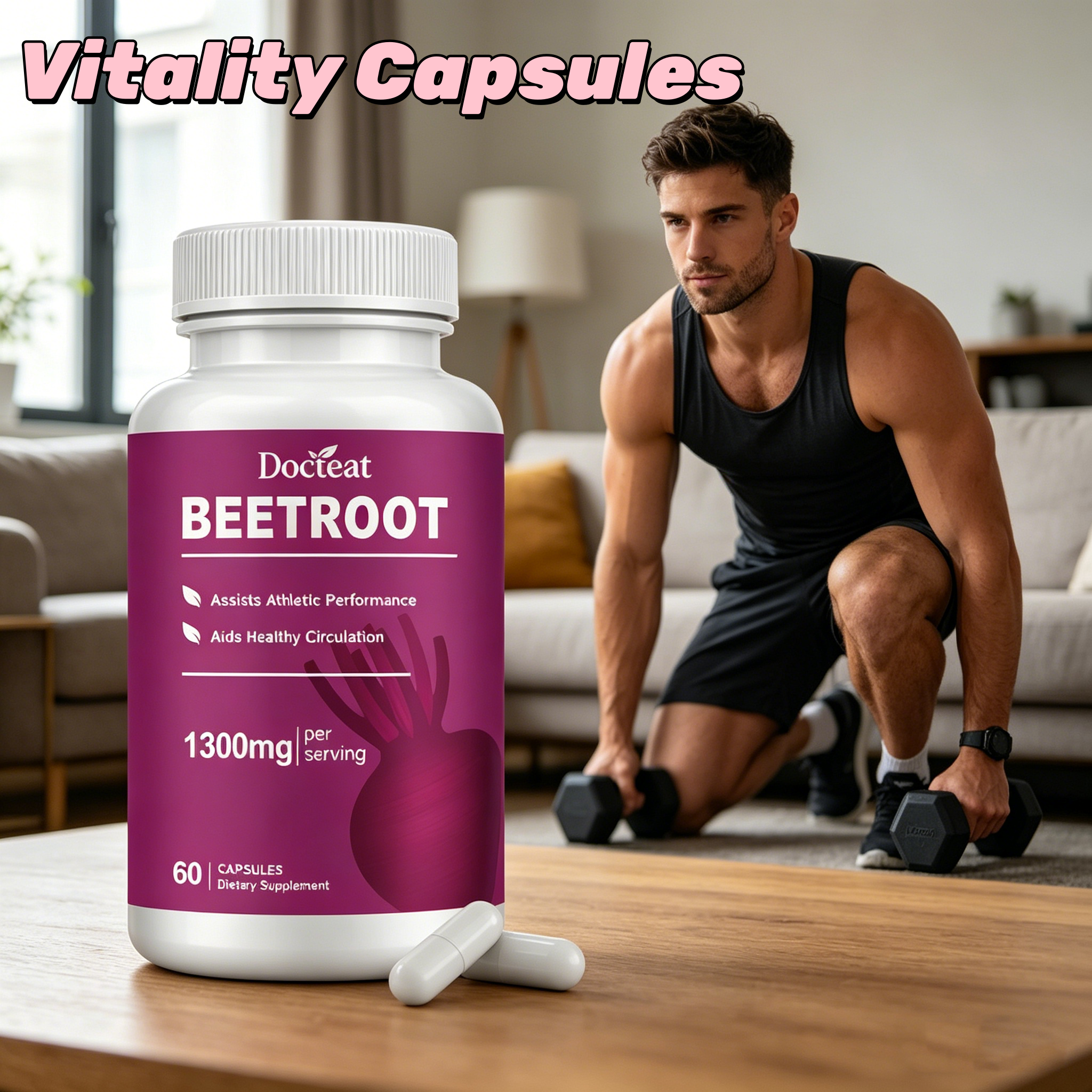Organic Beetroot Capsules Enha - Nutrition One Fitness avaliação e preço
