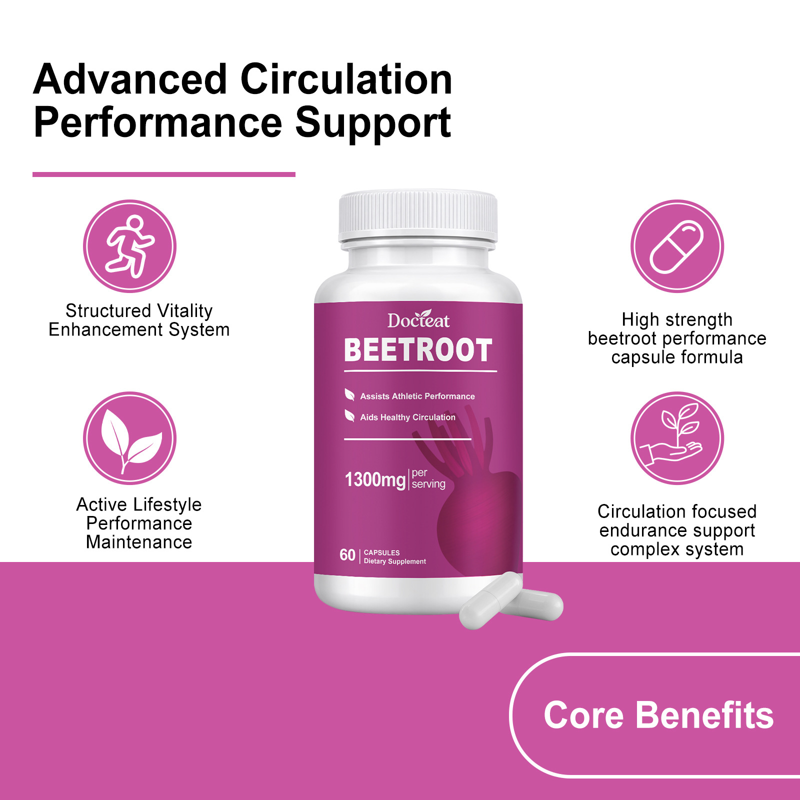 Organic Beetroot Capsules Enha - Nutrition One Fitness avaliação e preço