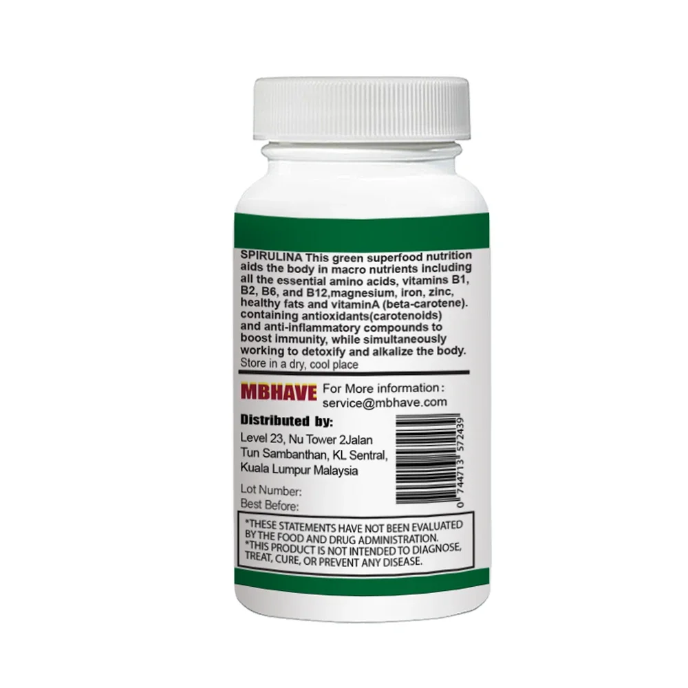 big deal Free shipping Natural - Spirulina Tablet Organic avaliação e preço