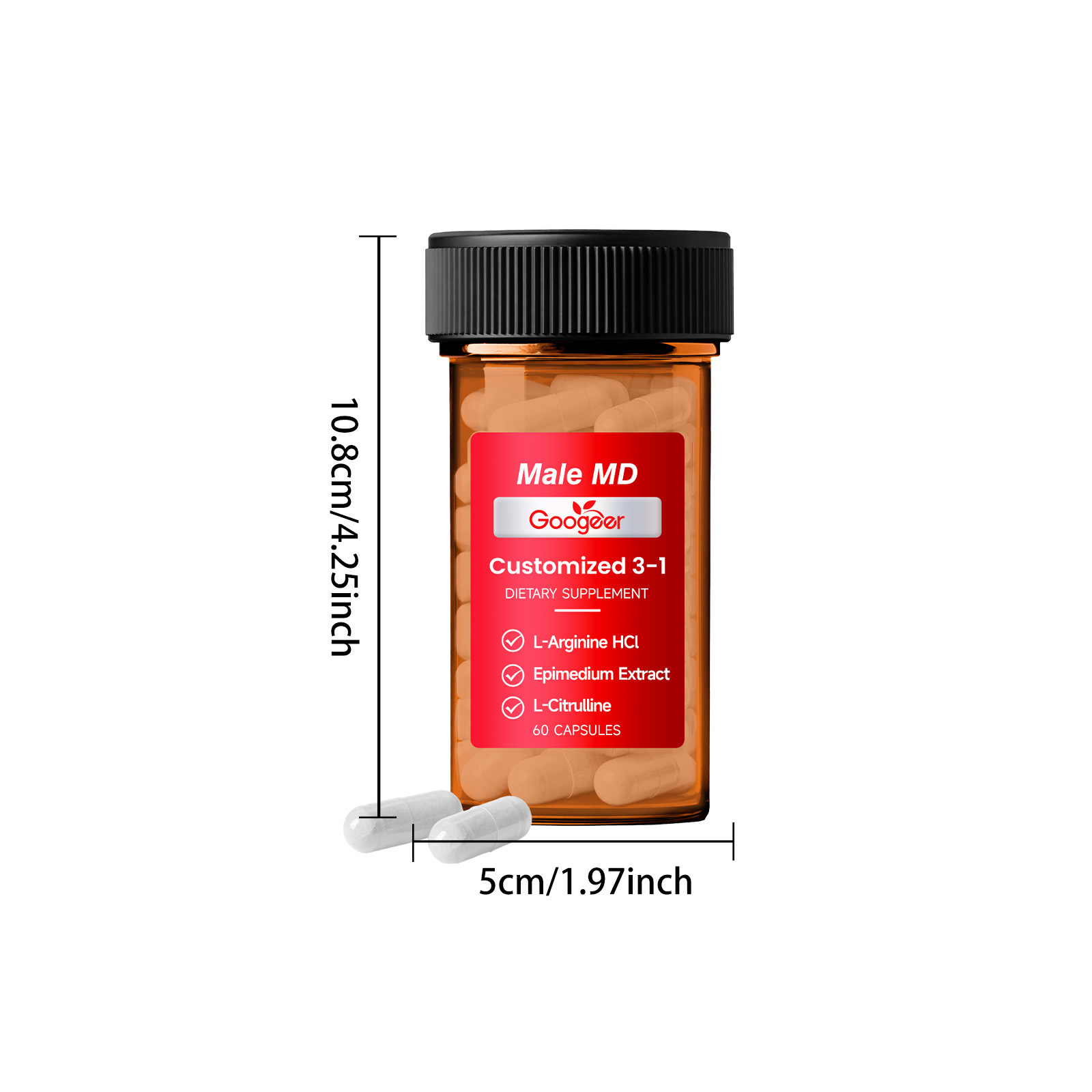 GOOGEER Men's Health Capsules  - Nutrition One Fitness avaliação e preço