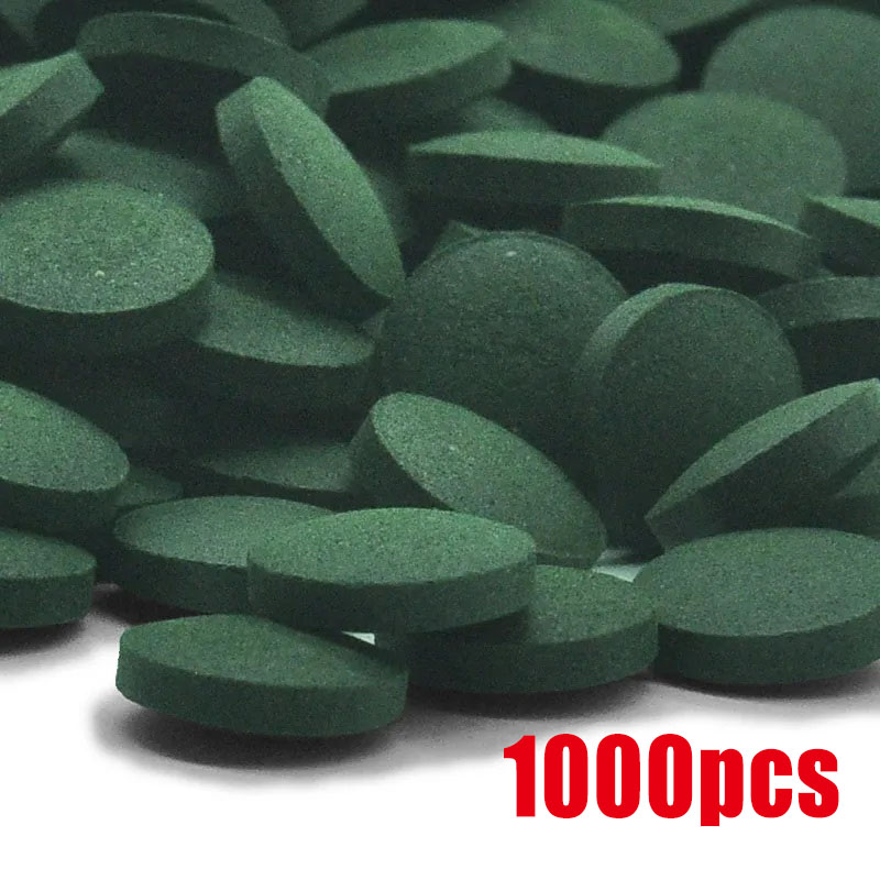 50-1000pcs High Purity Spiruli - Spirulina Tablet Organic avaliação e preço