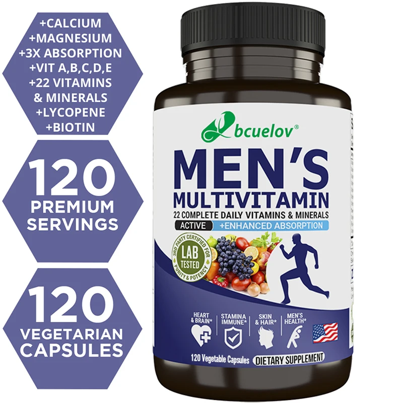Bcuelov Men's Vitamin and Mine - Nutrition Zinc avaliação e preço