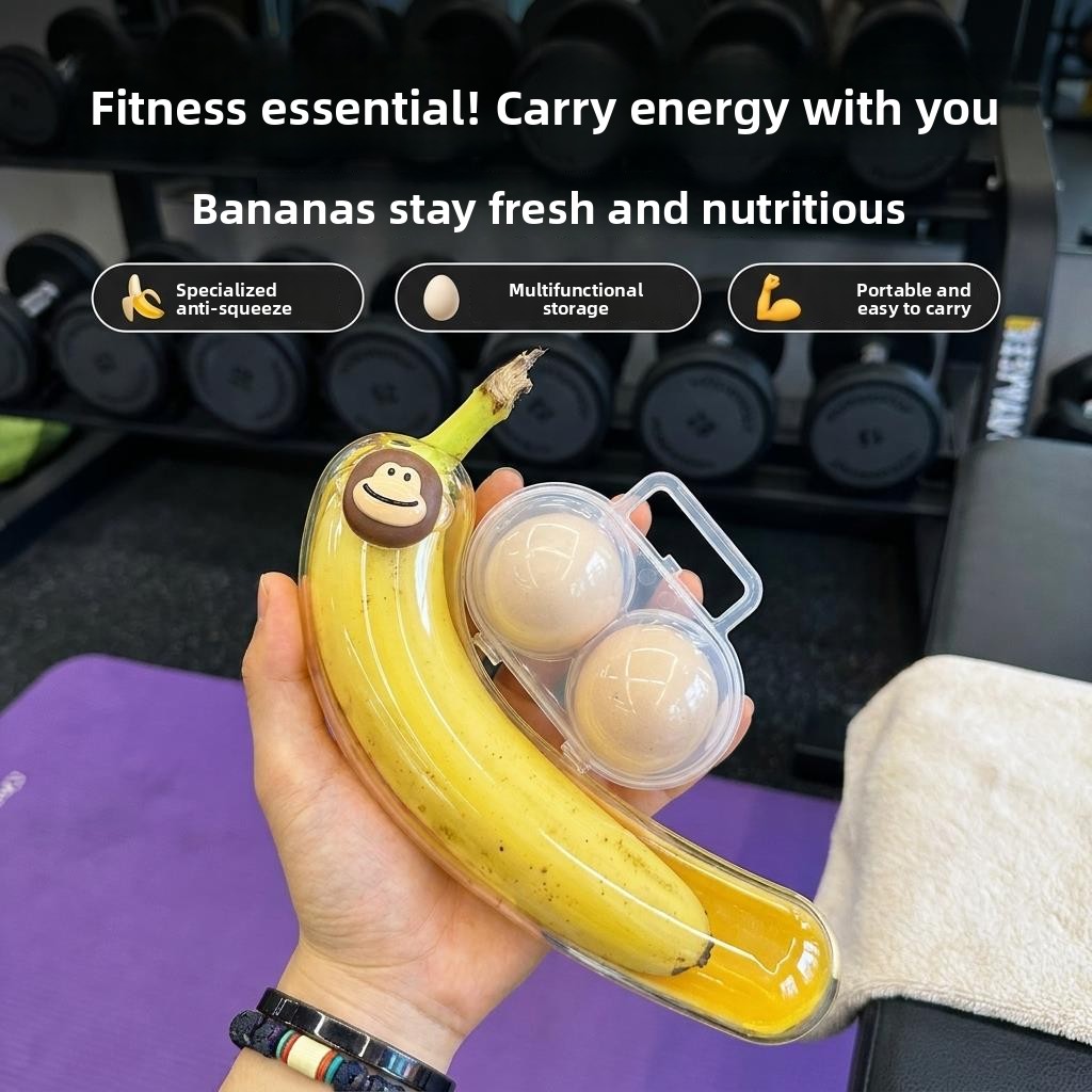 Portable Fitness Banana Storag - Nutrition Sports Fitness avaliação e preço