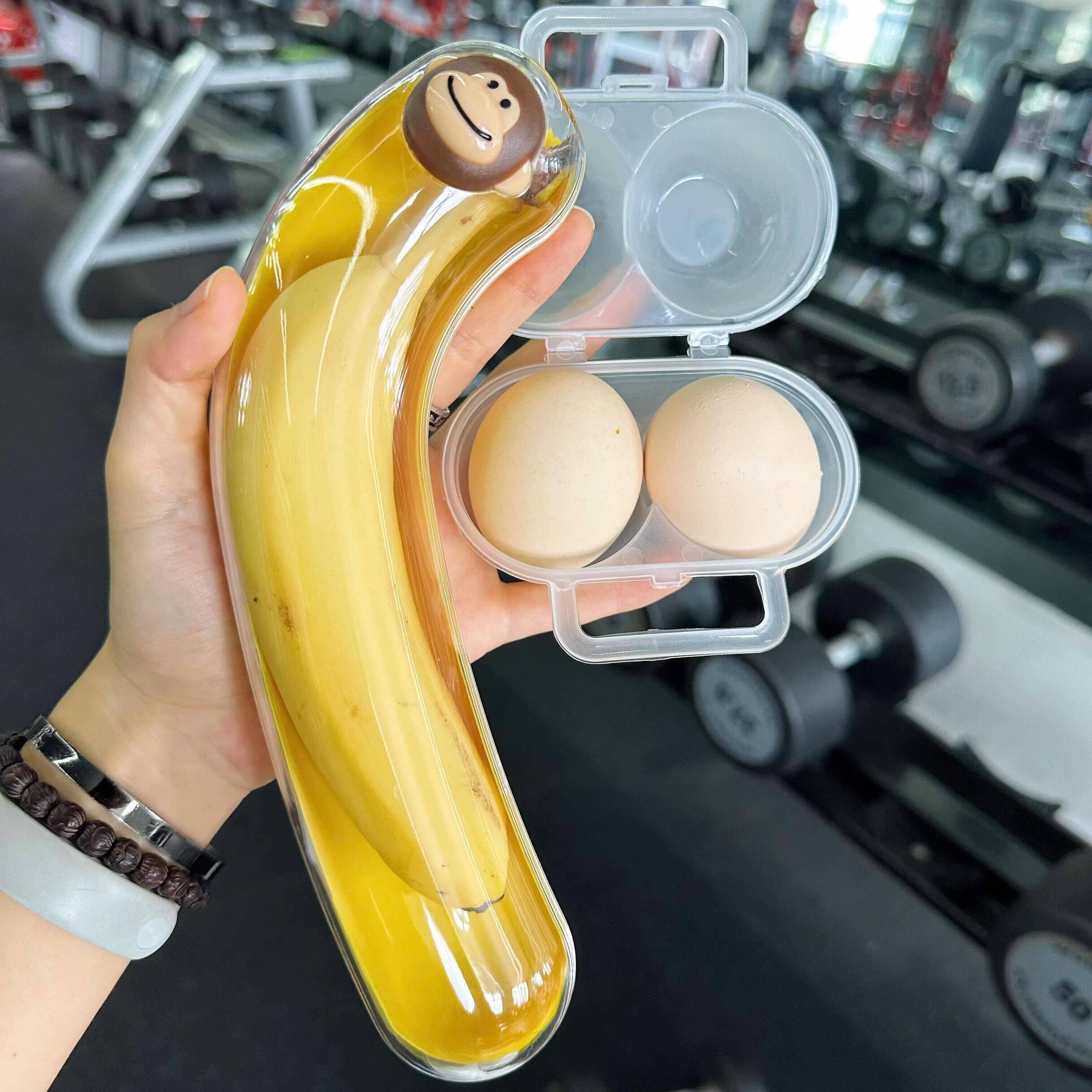 Portable Fitness Banana Storag - Nutrition Sports Fitness avaliação e preço