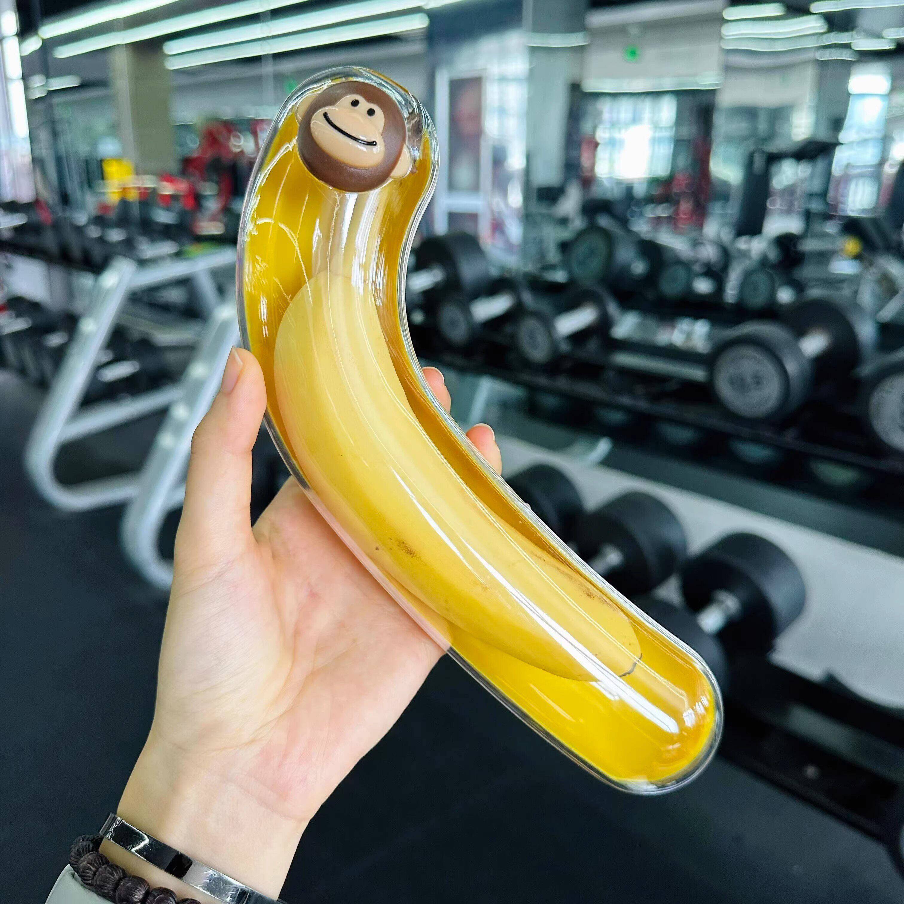 Portable Fitness Banana Storag - Nutrition Sports Fitness avaliação e preço