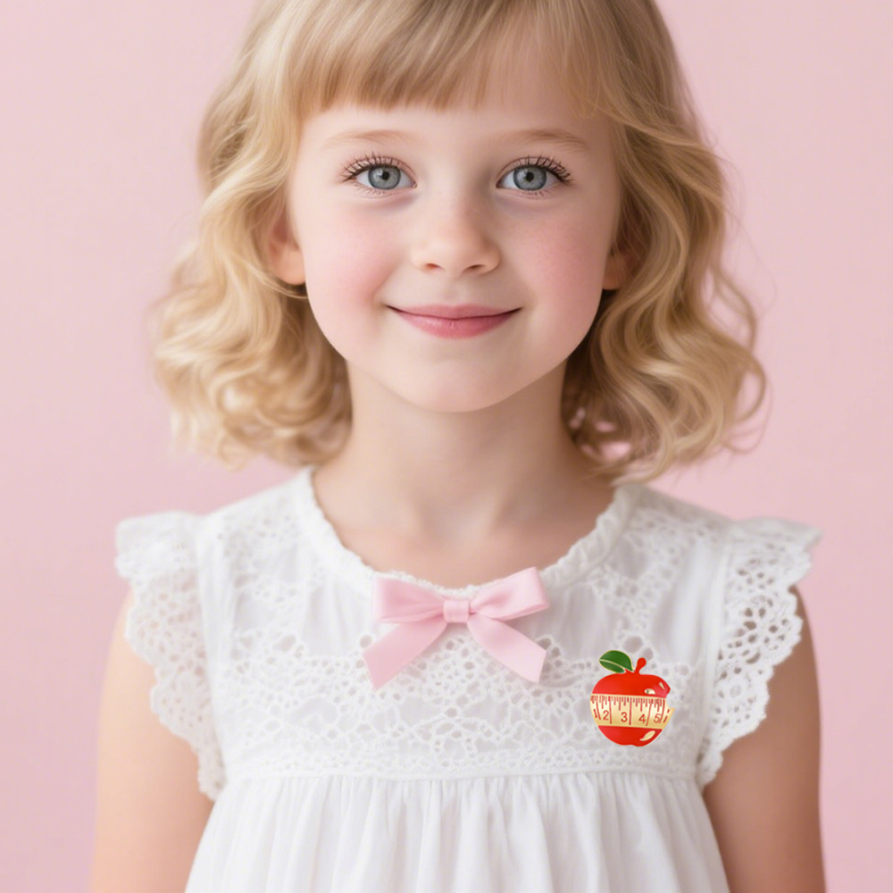 Nutrition Apple Enamel Brooch  - Nutrition Zinc avaliação e preço