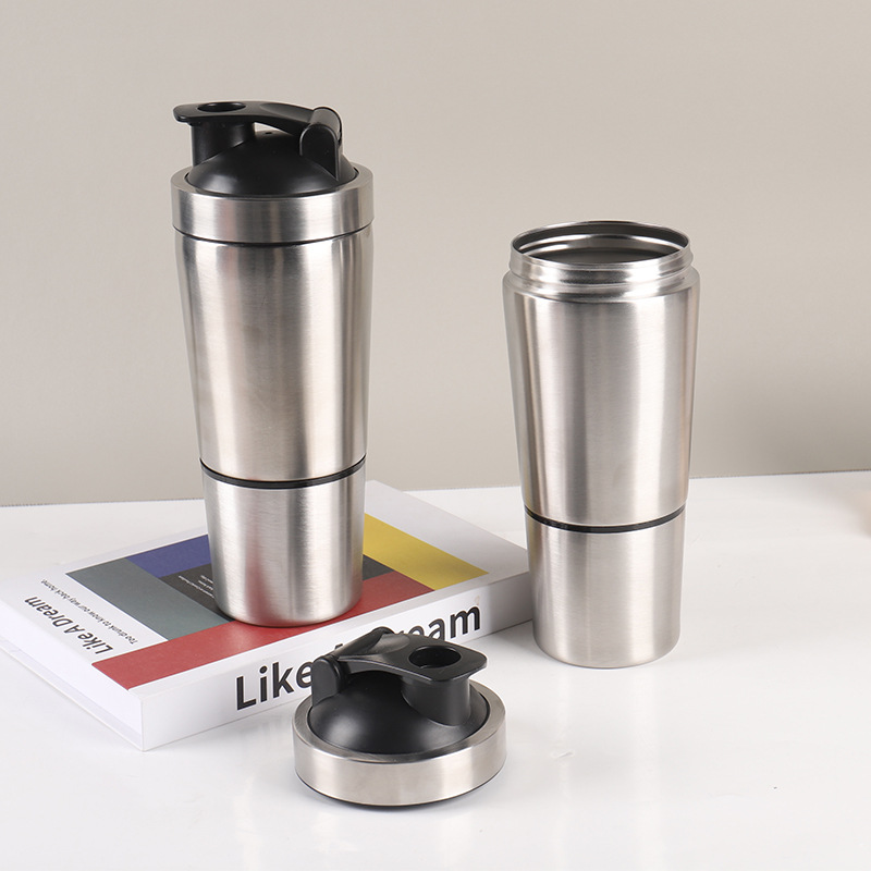 Stainless Steel Protein Shaker - Nutrition Sports Fitness avaliação e preço