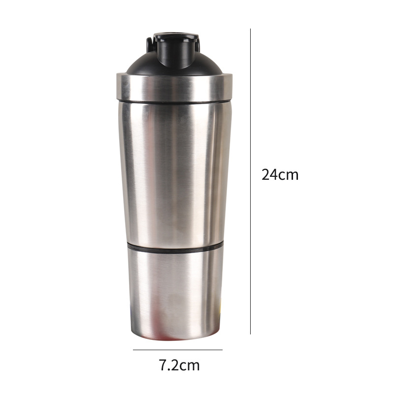 Stainless Steel Protein Shaker - Nutrition Sports Fitness avaliação e preço