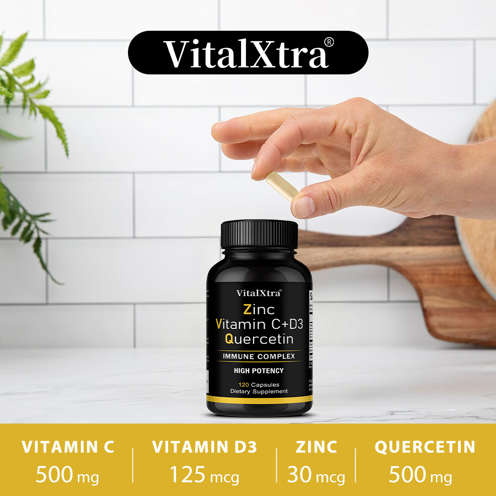 Zinc Quercetin 500mg with Vita - Nutrition Zinc avaliação e preço