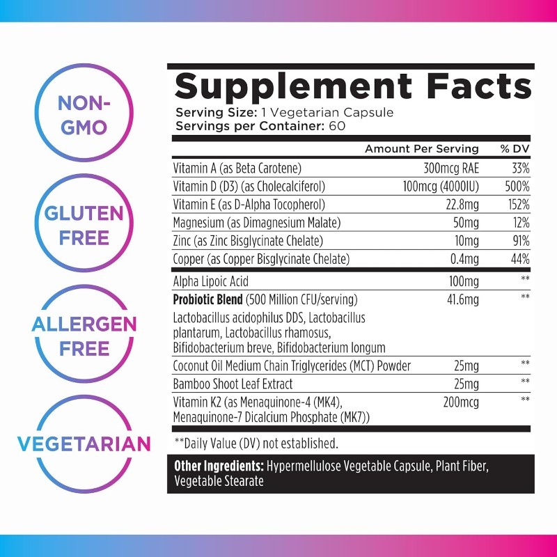 Vitamin D3 K2 4000 Iu Suppleme - Nutrition Zinc avaliação e preço