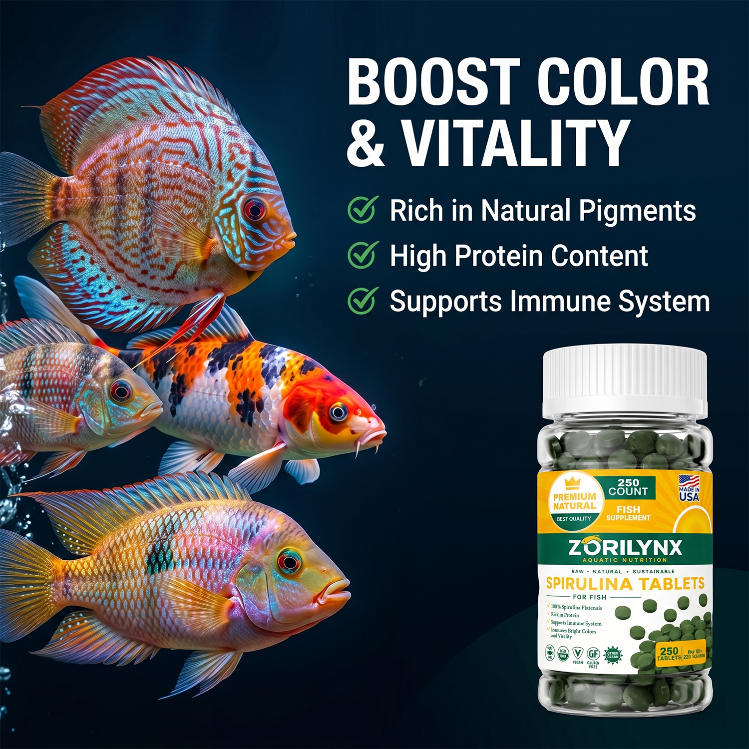 High Purity Spirulina Tablets  - Spirulina Tablet Organic avaliação e preço