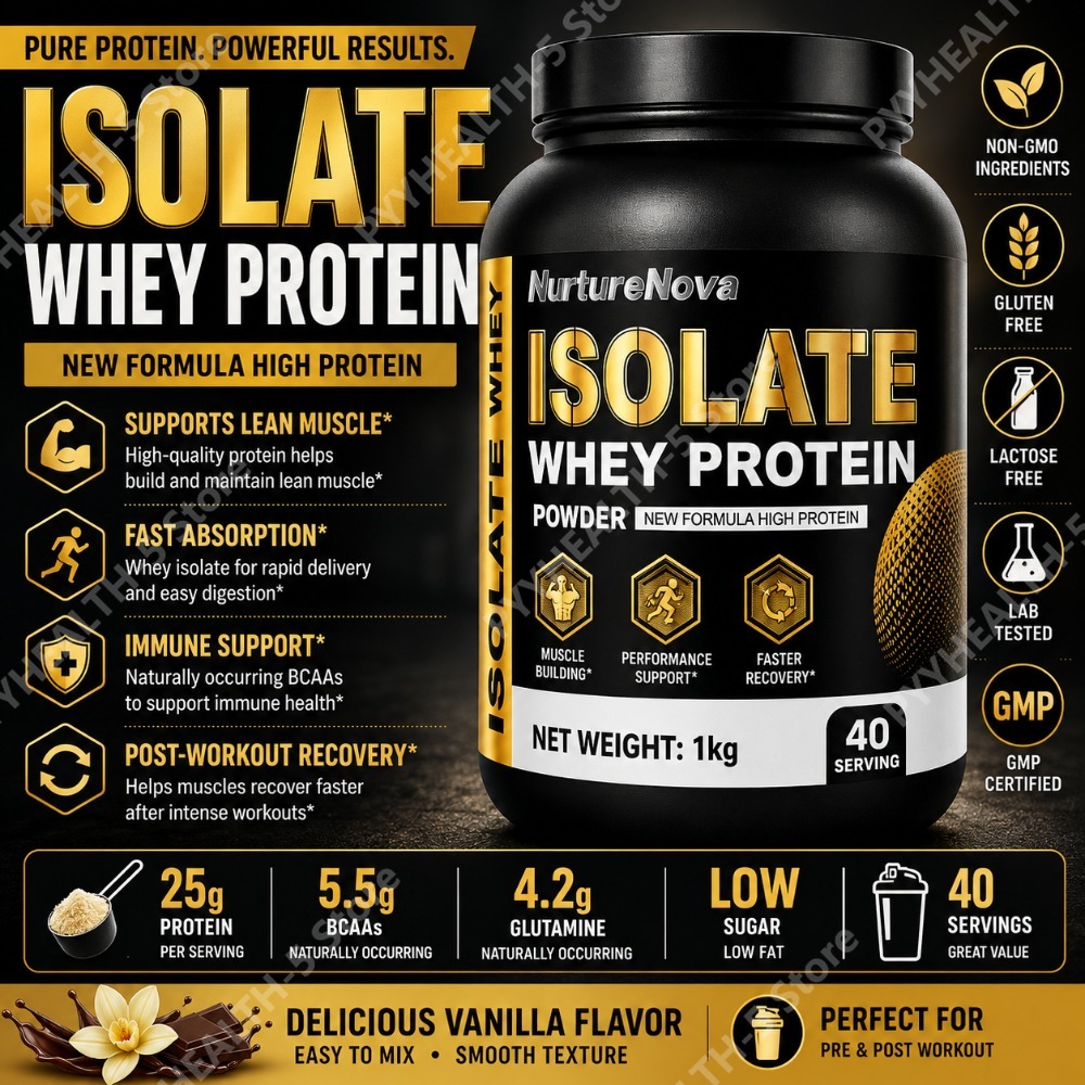 Isolate Whey Protein Powder 1k - Nutrition Sports Fitness avaliação e preço